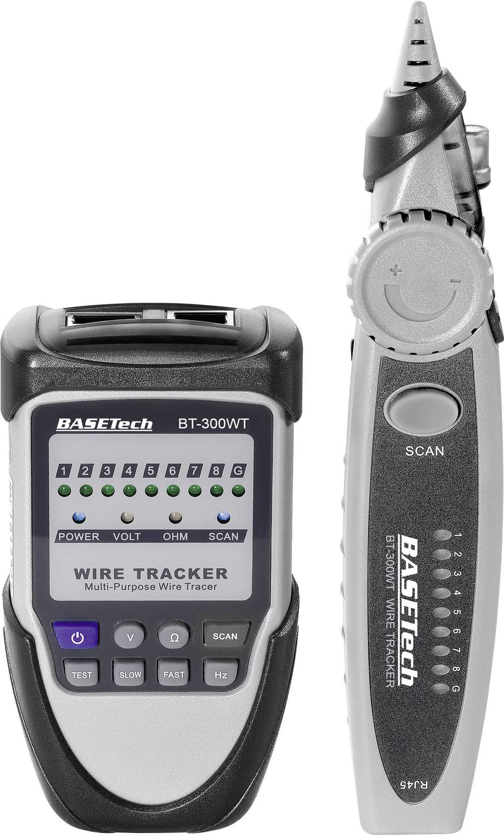 Basetech BT-300 WT Leitungsmessgerät Kabel- und Leitungssucher Kabelsucher Gerät - 4016138861280