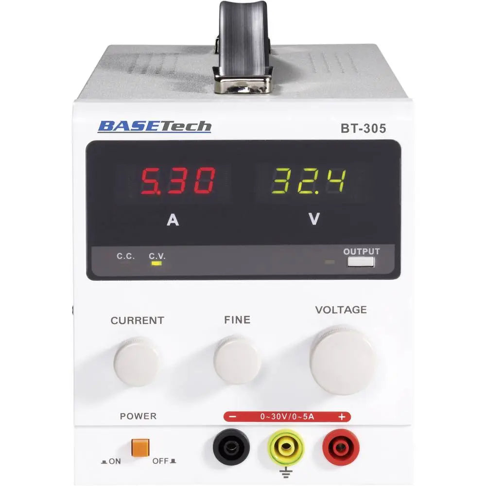 D-Ware Basetech Bt 305 Labornetzgerät Netzteil Netzgerät Einstellbar 0 30 V 0 5 A 150 W - 4016138679137