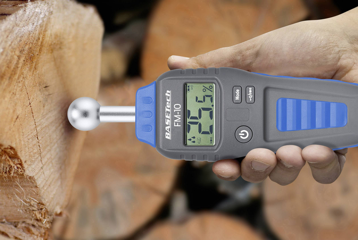 Basetech Fm 10 Materialfeuchtemessgerät Baufeuchtigkeit Baustoff Siehe Text/Foto B-Ware - 4053199516919