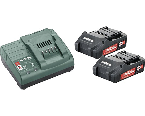 Metabo Basic Set 2 x 18 V / 2,0 Ah Batterie Li-ion avec chargeur SC 60 Plus (Remplacer par un produit de seconde main)