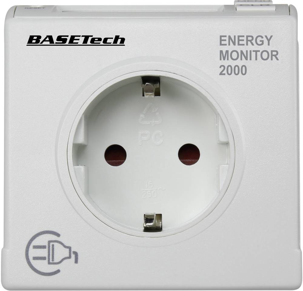 Basetech EM 2000 Energiekosten-Messgerät Kindersicherung Stromzähler 10 STÜCK - 4016138954494