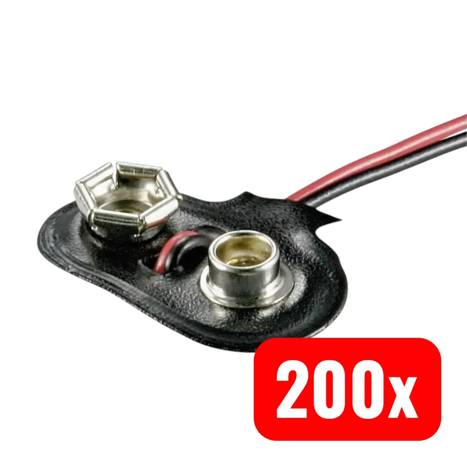 B-Ware Beltrona Batterieclip Anschluss Clip 1x Batterie 9 V Block T Ausführung 200 Stück - 4016138581188