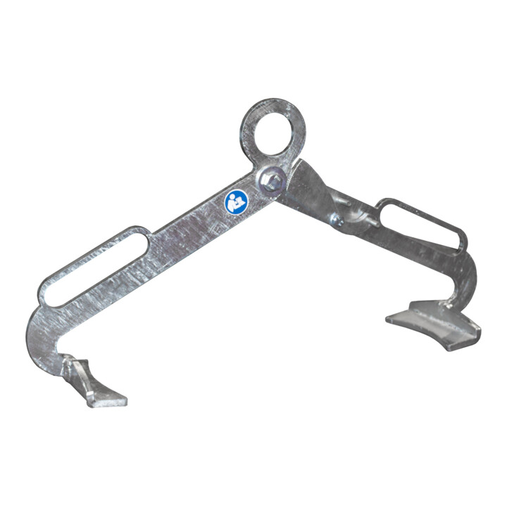 Bauer Südlohn Scherengreifer Greifgerät Fassaufnahme Lg 60 Verzinkt Stahlfass B-Ware - 4052462071933