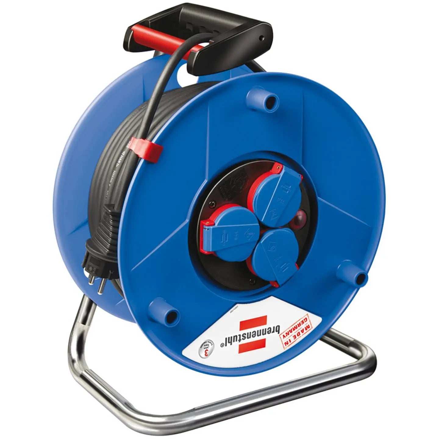 B-Ware Brennenstuhl 1218350 Kabeltrommel Baustellentrommel 25.00m Schutzkontakt Stecker - 4007123054640