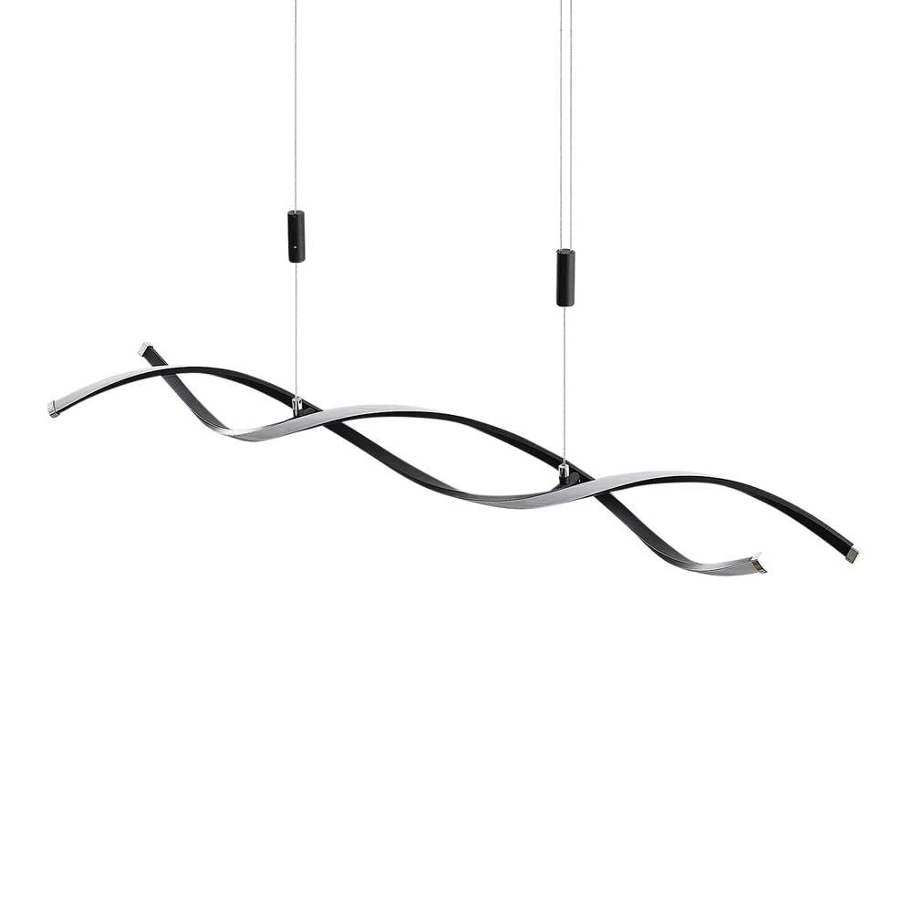 Lindby Welina Led Hängeleuchte Deckenlampe Pendelleuchte Lampe 24 W Schwarz M142 B-Ware - 4251096597257