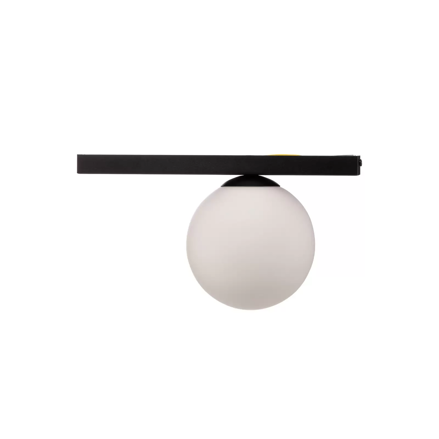 B-Ware Deckenlampe Fit Schwarz/Opal Einflammig Deckenleuchte Lampe Leuchte Spot Licht