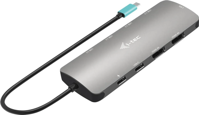 i-tec Metal USB-C Nano 2x Display Docking Station Laptop-Dockingstation Adapter