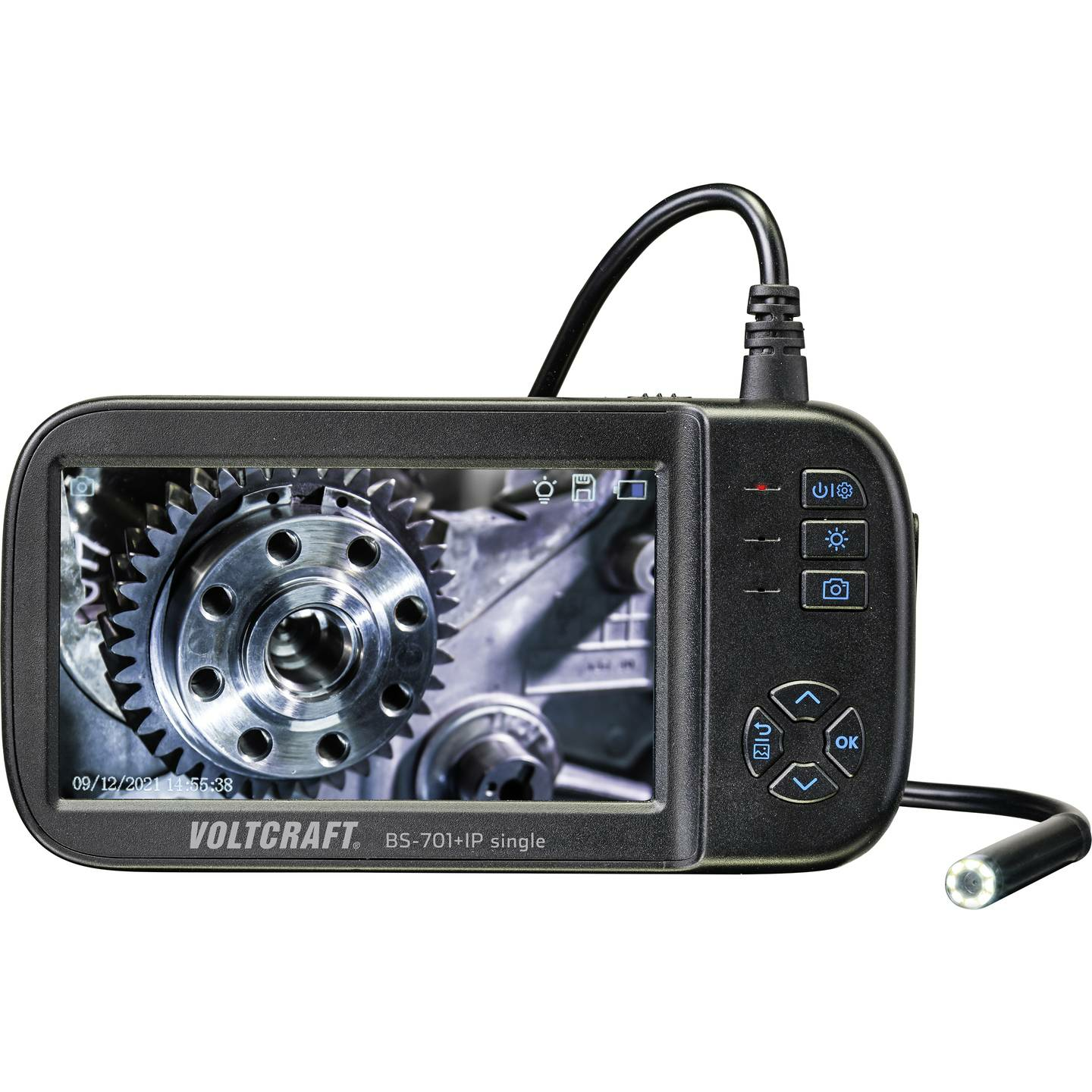 Voltcraft Bs 701 Se+Ip Single Endoskop Inspektionskamera Sonde ø 8 Mm 5 Meter29 B-Ware
