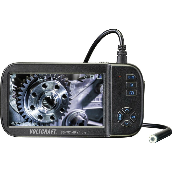 Voltcraft Bs 701 Se+Ip Single Endoskop Inspektionskamera Sonde ø 8 Mm 5 Meter29 B-Ware