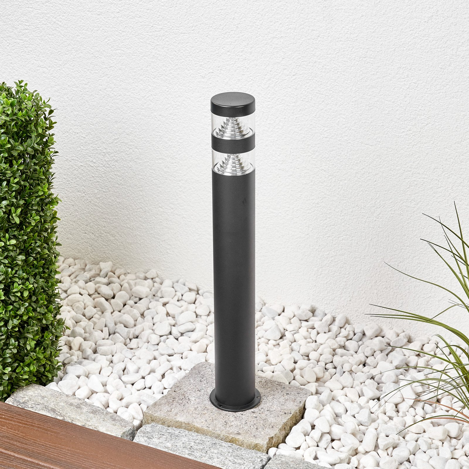 B-Ware Lindby Wegeleuchte Lanea Wegelampe Lampe Leuchte Edelstahl Led 8 W Ip44