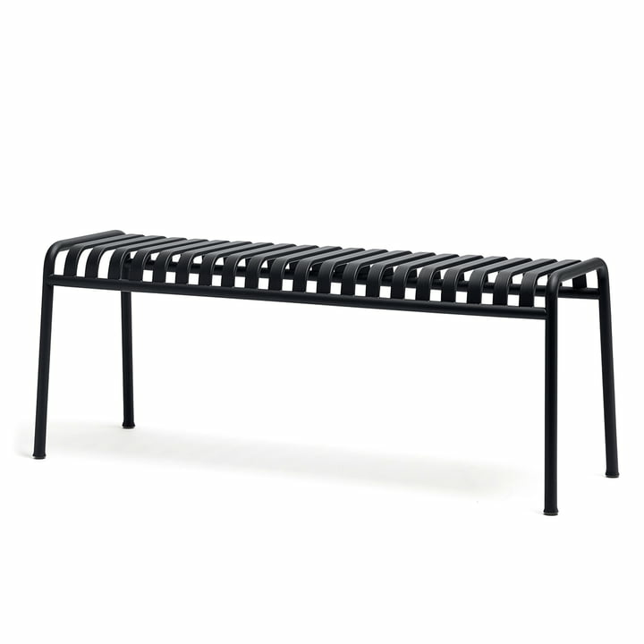 Hay Palissade Bank Sitzbank Parkbank Metallbank Gartenbank 120cm Stahl Anthrazit B-Ware