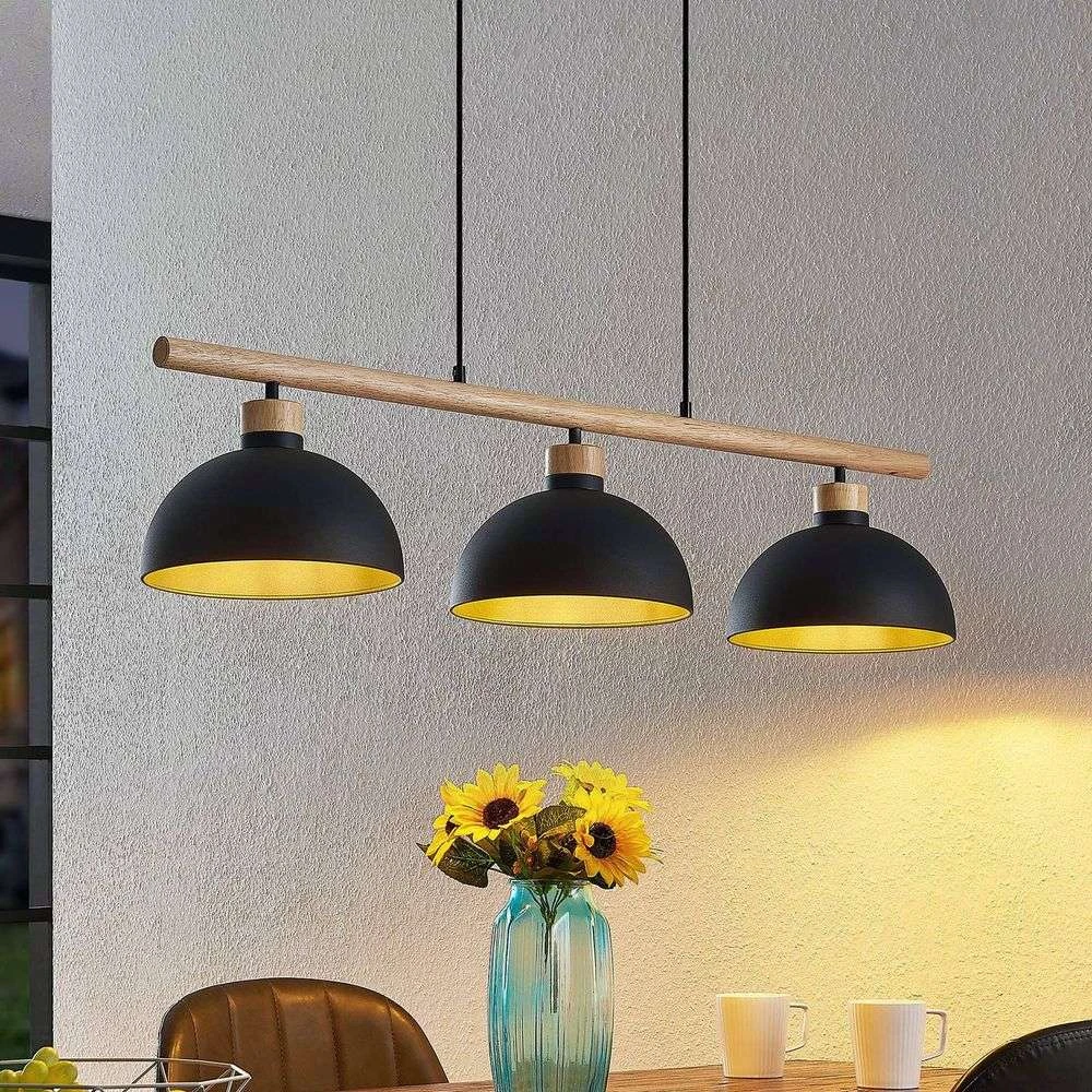Lindby Tirzana Hängeleuchte Deckenlampe Pendelleuchte E27 Dreiflammig Schwarz205 B-Ware - 4251911708950