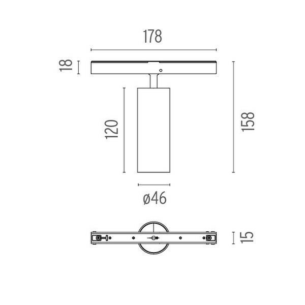 FLOS Flos Architectural SPOT 120 48V Lampe Leuchte Deckenleuchte Deckenlampe 616