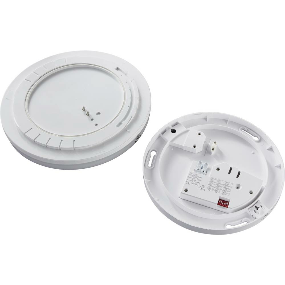B-Ware Heitronic Pronto 500639 Led Deckenleuchte Mit Bewegungsmelder 24 W Warmweiß Weiß