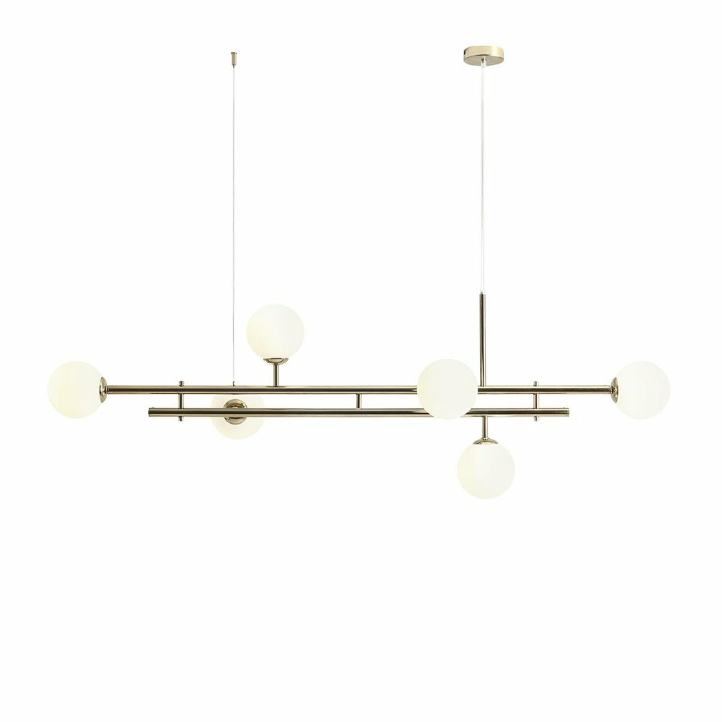 Scandinavian Choice Hängeleuchte 1073 K30 Deckenlampe Lampe 6 Flammig Gold B-Ware - 5904798652692
