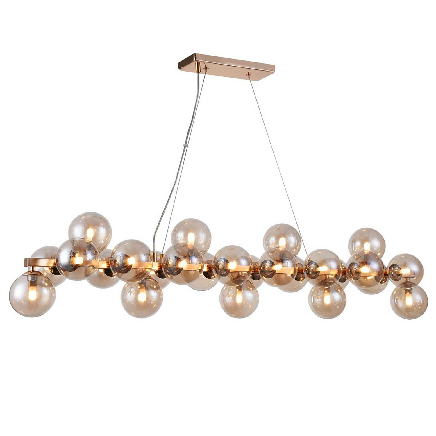 B-Ware Maytoni Hängeleuchte Dallas Hängeleuchte Leuchte Designerleuchte G9 Goldfarben