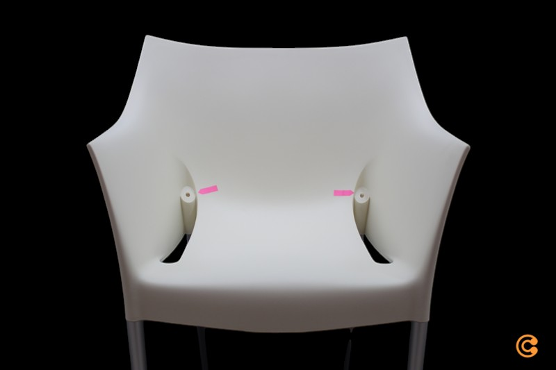 B-Ware Kartell Dr. No Armlehnstuhl Gartenstuhl Stuhl Balkonstuhl Weiß Siehe Text/Foto - 8058967058789