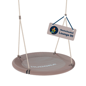 Balançoire Hudora Lounge 90 Nest, balançoire soucoupe, balançoire pour enfants, produit de seconde main