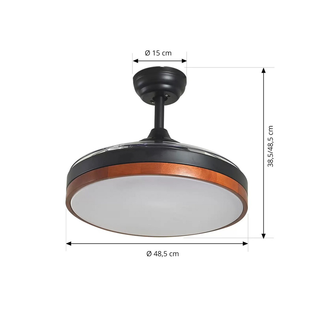 Lindby Oras LED-Deckenventilator Ventilator Deckenleuchte Deckenlampe Leuchte