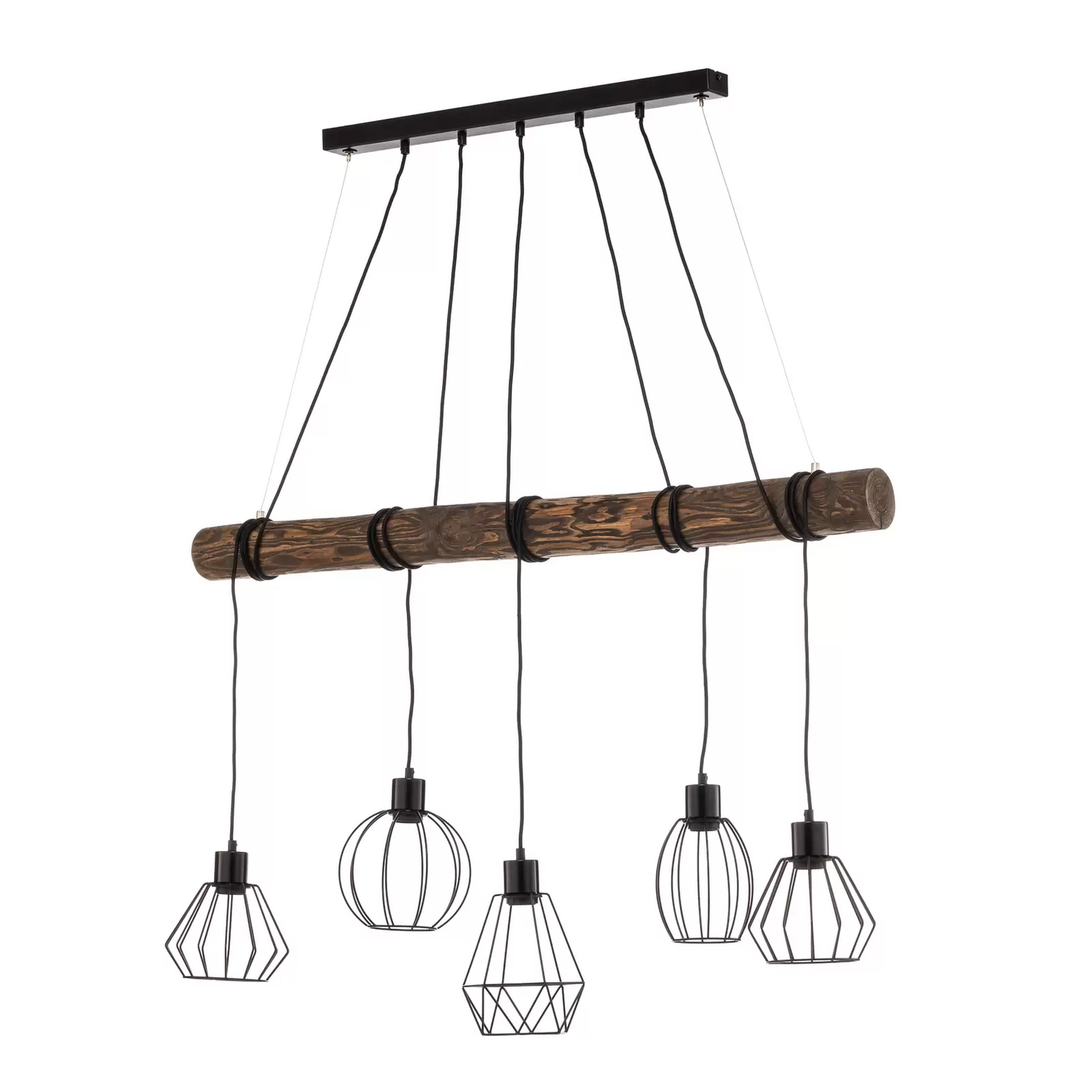 Envostar Various Pendel Hängeleuchte Hängelampe Leuchte 5 Flammig Kiefer Dun888 B-Ware - 5904496510775