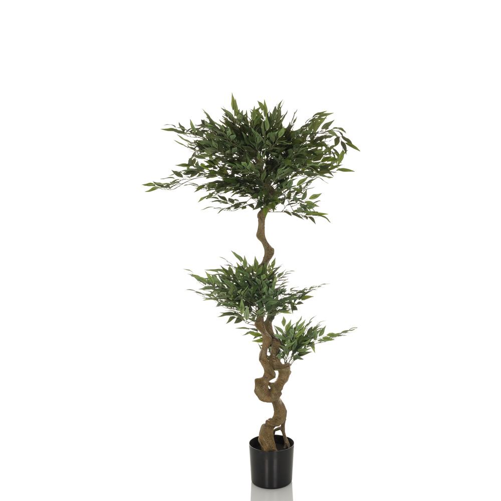 B-Ware Hjh Office Kunstpflanze Kunstbaum Acacia 155 Cm Grün Deko Dekopflanze Baum526