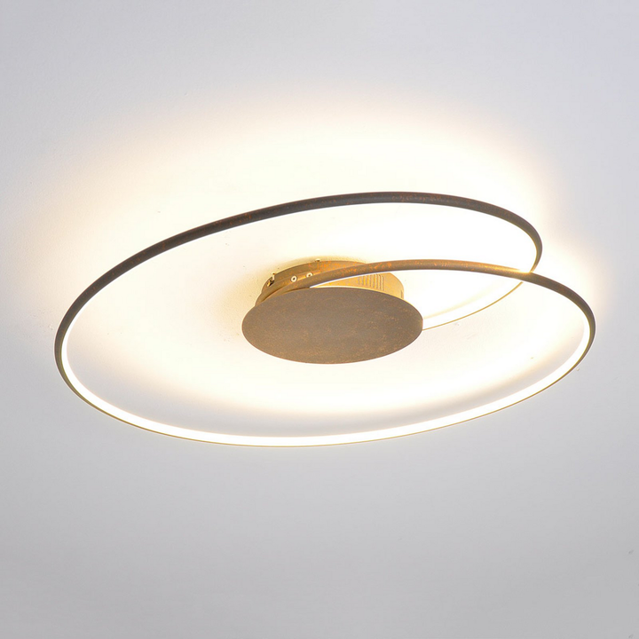 Lindby Led Deckenlampe Joline Deckenlampe Lampe Deckenlicht Led Rostbraun 74cm B-Ware - 4251096529036