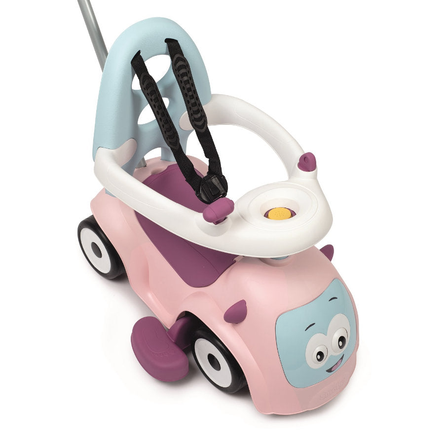 Smoby 3-in-1 Rutscherfahrzeug Maestro Kinderfahrzeug Rutscher Rutschauto Rose817 - 3032167203052