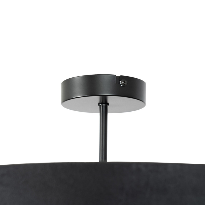 Lindby Jusari Deckenlampe Hängeleuchte Lampe Leuchte 3 Flmg E27 Textil Schwarz B-Ware