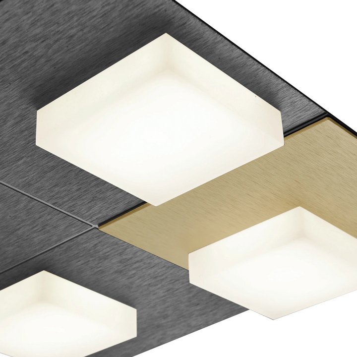 BANKAMP Cube Deckenleuchte Deckenlampe Deckenlicht Leuchte 32W 28x28cm anthrazit