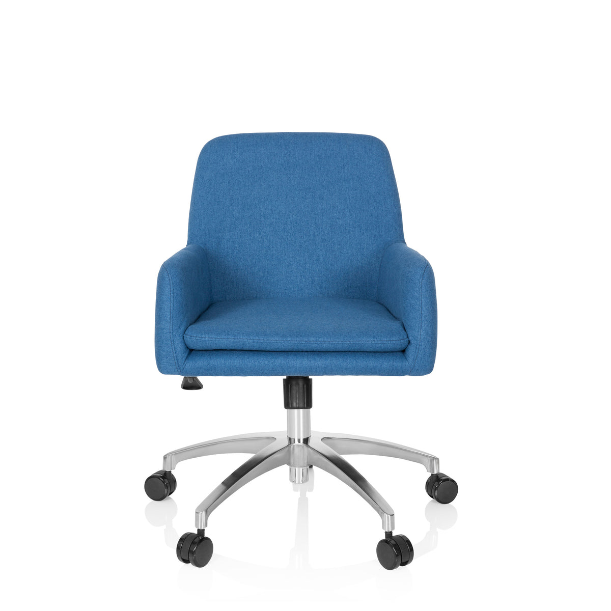 hjh OFFICE Bürostuhl Drehstuhl Stuhl SHAKE 400 Stoff Stoffsessel Blau - 4251084670870