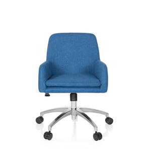 B-Ware hjh OFFICE Bürostuhl Drehstuhl Stuhl SHAKE 400 Stoff Stoffsessel Blau