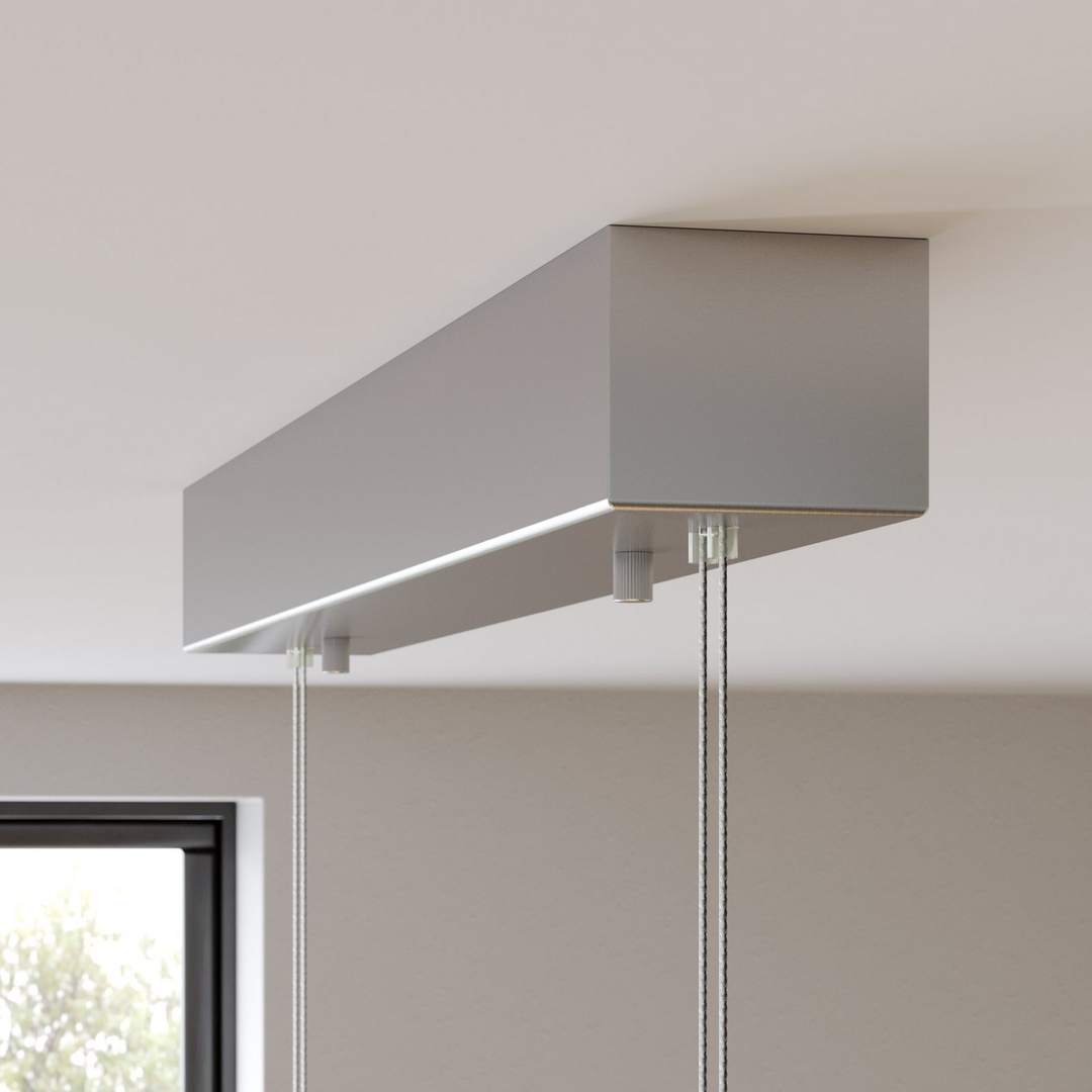 Lucande LED-Holz-Pendelleuchte Karinja Deckenlampe Hängeleuchte Lampe LED Dimmer