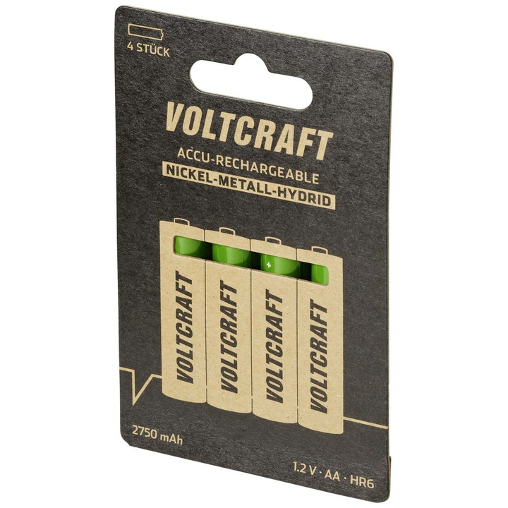 VOLTCRAFT HR06 SE Mignon AA Akku NiMH 2750 mAh 1.2 V 16er Set Batterie