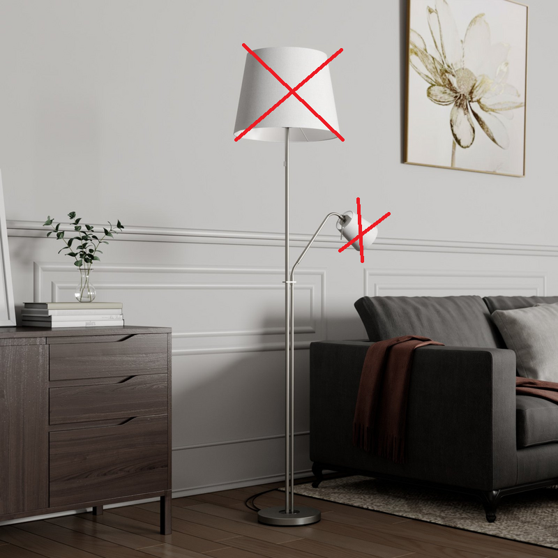 Lindby Nantwin Stehleuchte Stehlampe Standleuchte Standlampe Siehe Text/Foto386 B-Ware