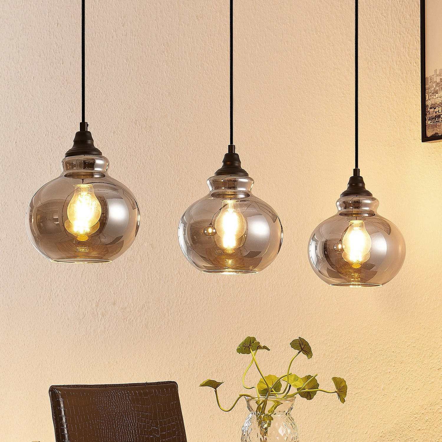 Lindby Temari Hängeleuchte Deckenlampe Pendelleuchte Deko Deckenlicht E27 3 Flg B-Ware - 4251096599107