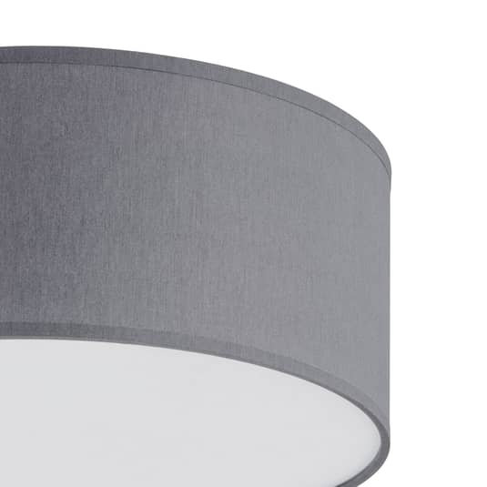 Plafonnier Euluna Rondo de qualité B, suspension, lampe, luminaire, E27, gris, ø 50323