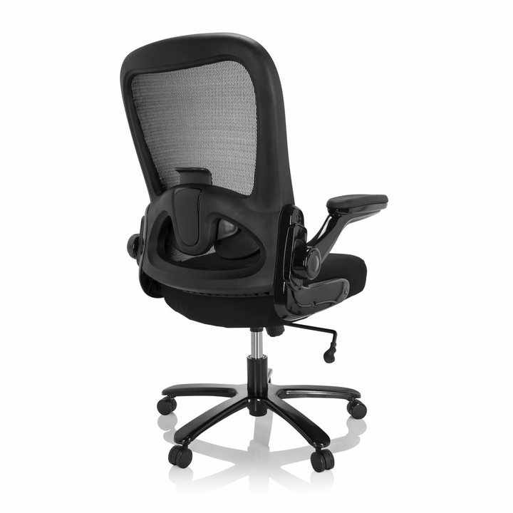 hjh OFFICE Bürostuhl Drehstuhl Stuhl INSTRUCTOR SW I XXL Netzstoff bis 220 KG