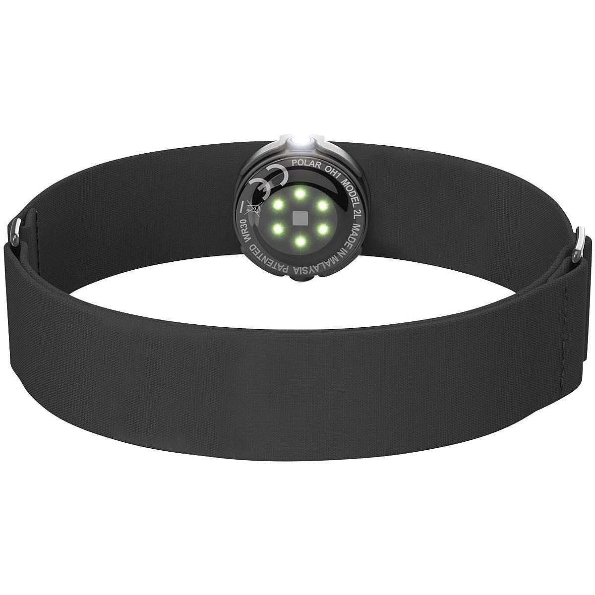 Bracelet cardiofréquencemètre Polar Oh1 (reconditionné), moniteur de fréquence cardiaque optique Bluetooth, noir