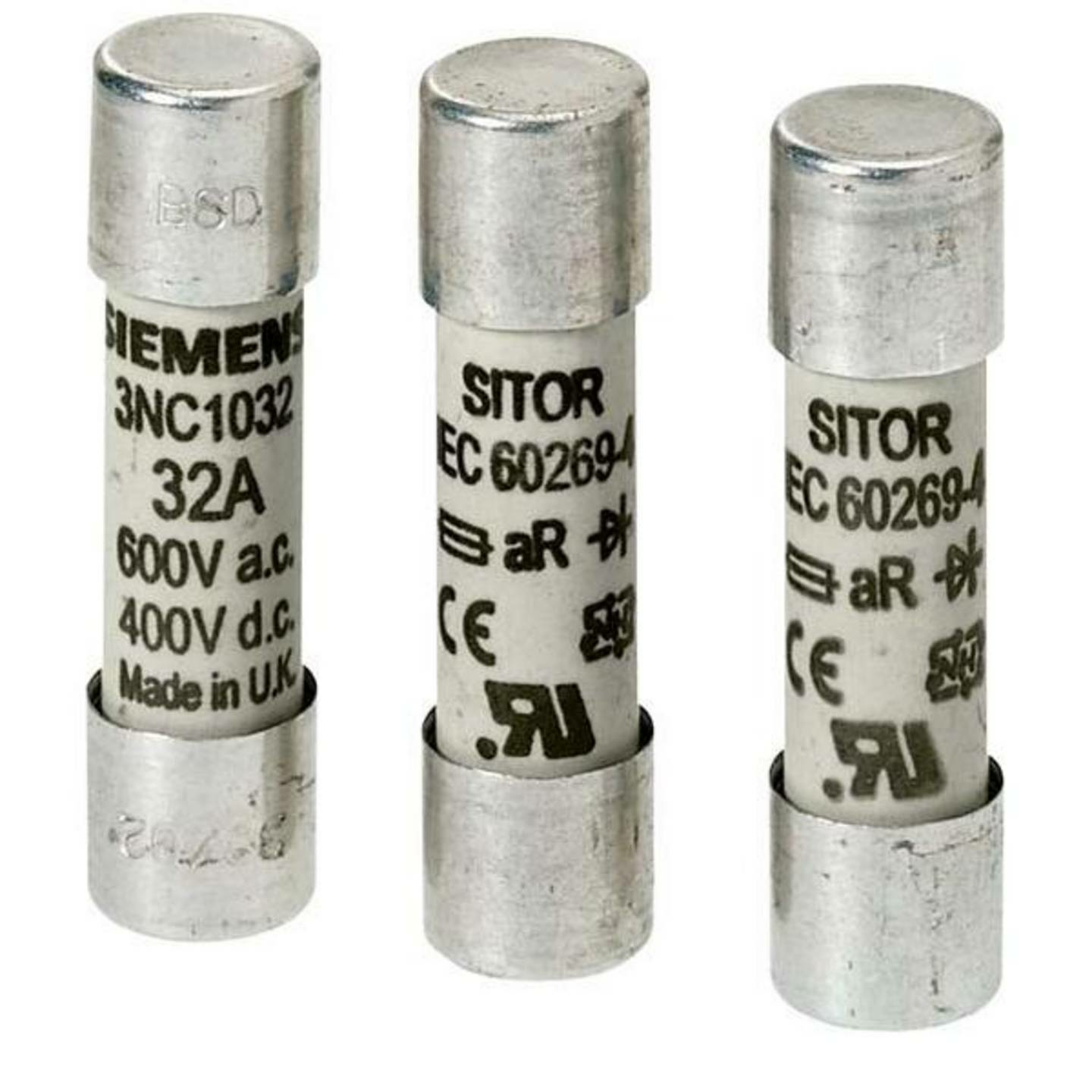 Siemens 3 Nc1403 Zylindersicherungseinsatz Verteiler Sicherung 3 A 660 V 1 St.180 B-Ware - 4011209569973