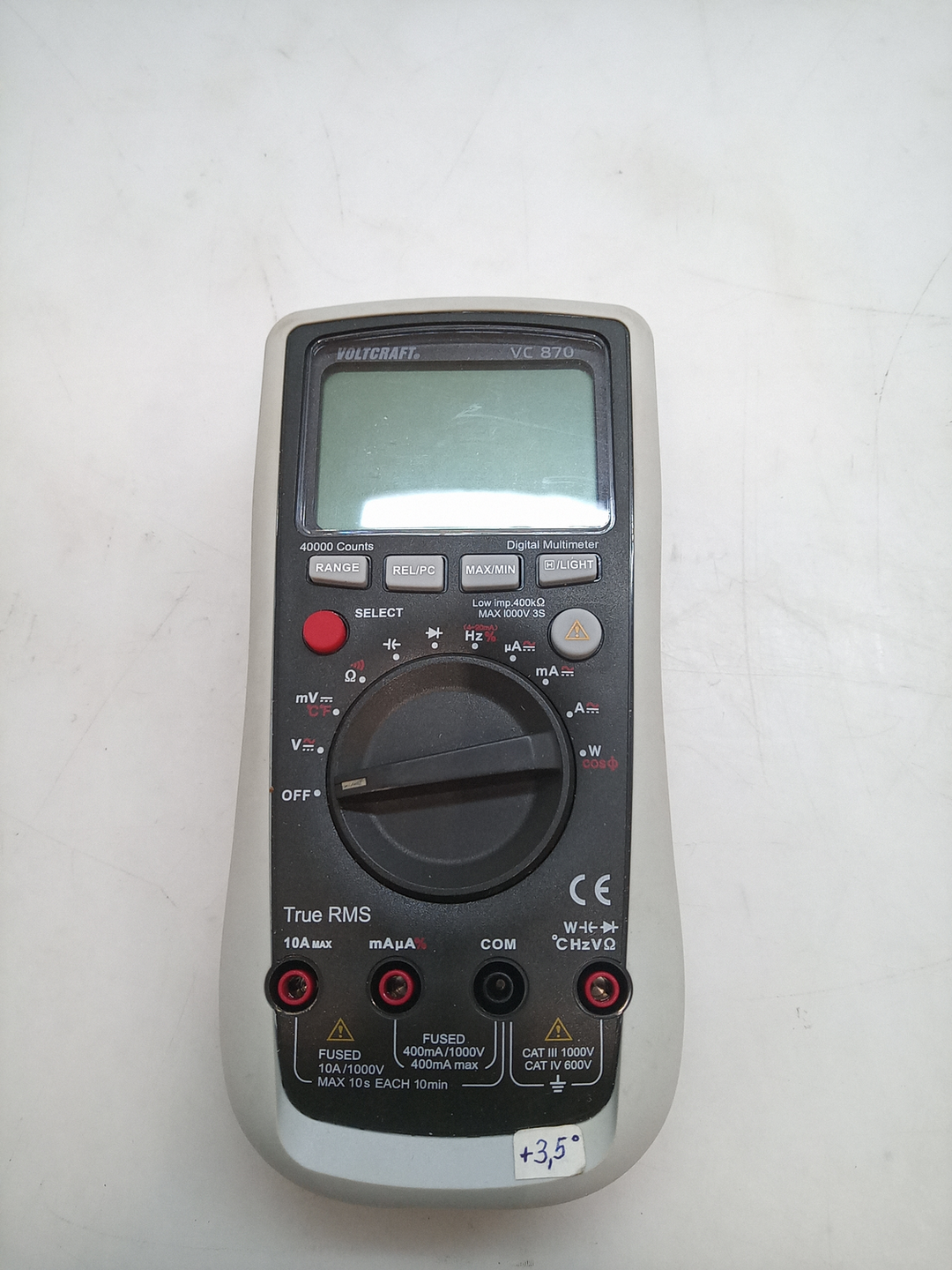 Voltcraft VC870 Hand Multimeter digital Spannungsmesser Strommesser Messgerät