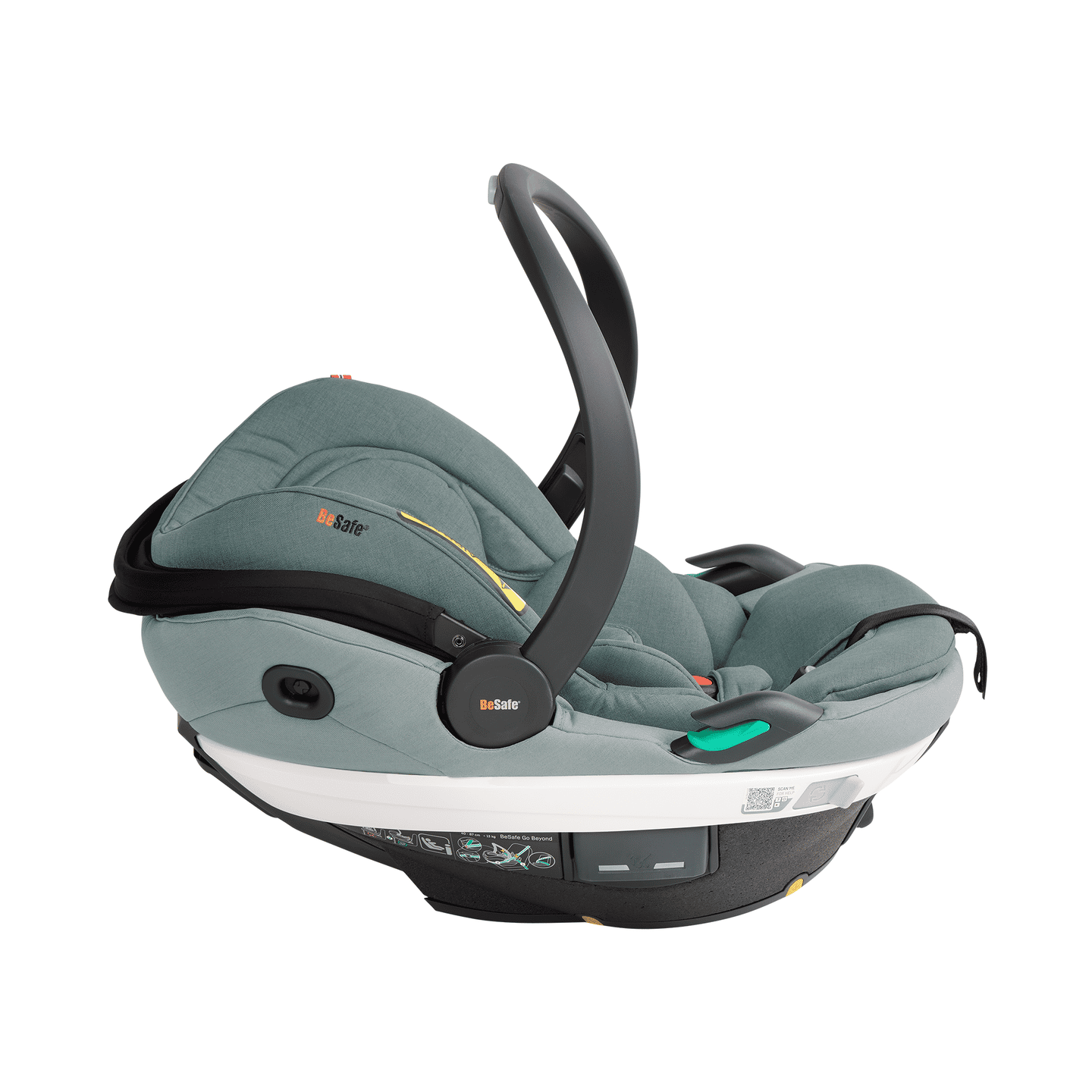 B-Ware Be Safe Autositz Be Safe Go Beyond Sea Green Melange Kindersitz Sitz Babysitz