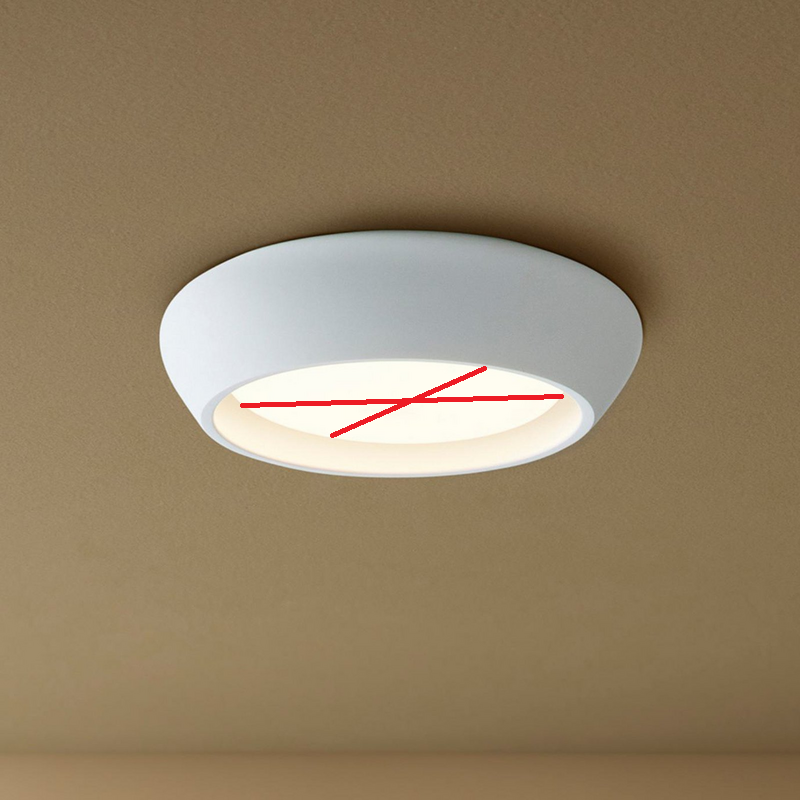 Beacon Deckenleuchte Leuchte Fjord weiß Gips GX53 Ø 28 cm Wohnraumleuchte Lampe - 9333509212614