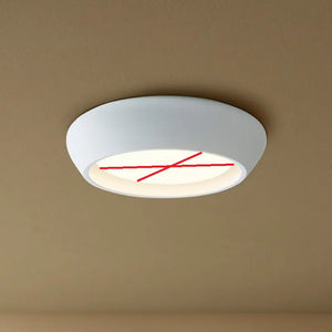 B-Ware Beacon Deckenleuchte Leuchte Fjord Weiß Gips Gx53 ø 28 Cm Wohnraumleuchte Lampe
