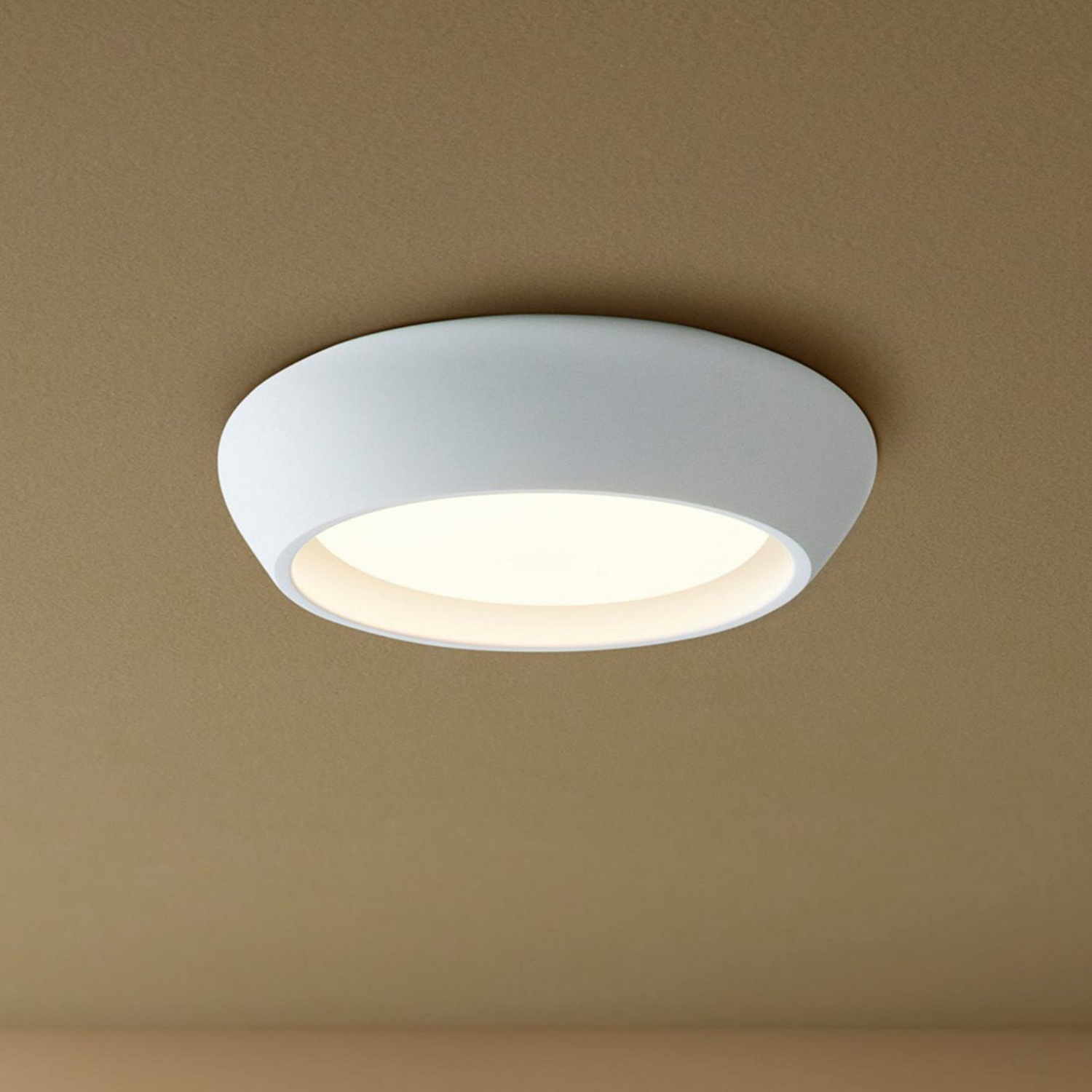 B-Ware Beacon Deckenleuchte Leuchte Fjord Weiß Gips Gx53 ø 28 Cm Wohnraumleuchte La625 - 9333509212614