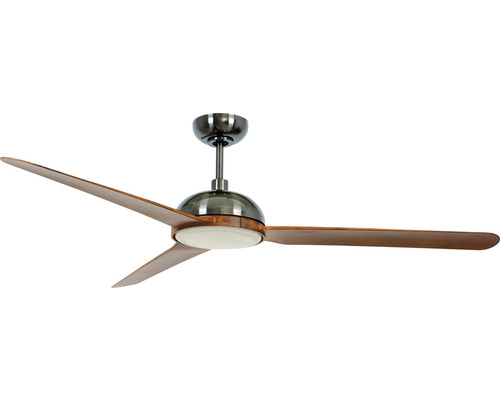 Lucci Air Deckenventilator Mit Licht Unione, Nickel/Koa, Leise Ventilator Lüfter B-Ware - 9333509174660