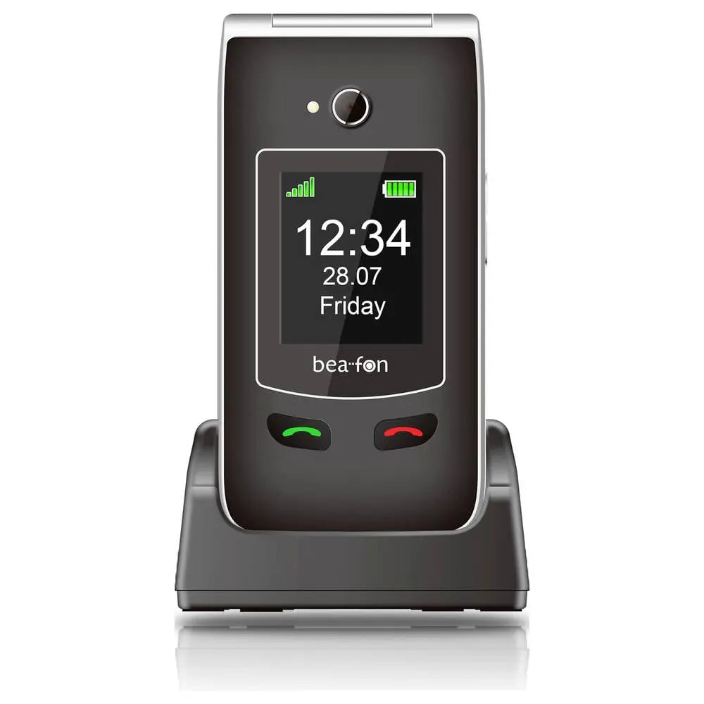 B-Ware Beafon Klapphandy Seniorenhandy Mobiltelefon Sl645 Pluslte Schwarz Silber Station - 9120124823215