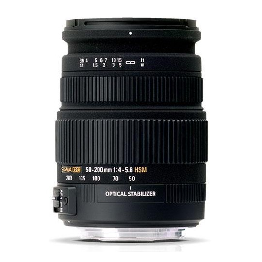 Sigma 50-200 mm F4-5,6 DC HSM OS für Sony Objektiv Kameraobjektiv Kameralinse