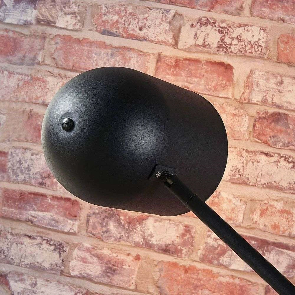 Lampadaire Lindby, lampadaire Morik, lampe sur pied, lampe de lecture, culot E27