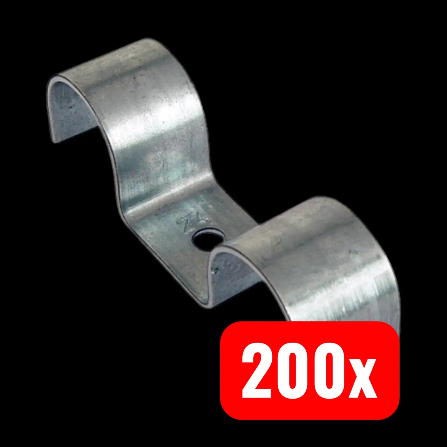 B-Ware Fischer Rohrschelle Schelle Rohr Befestigungsschelle Bsmz 24 Metall 200 Stück - 4006209795361