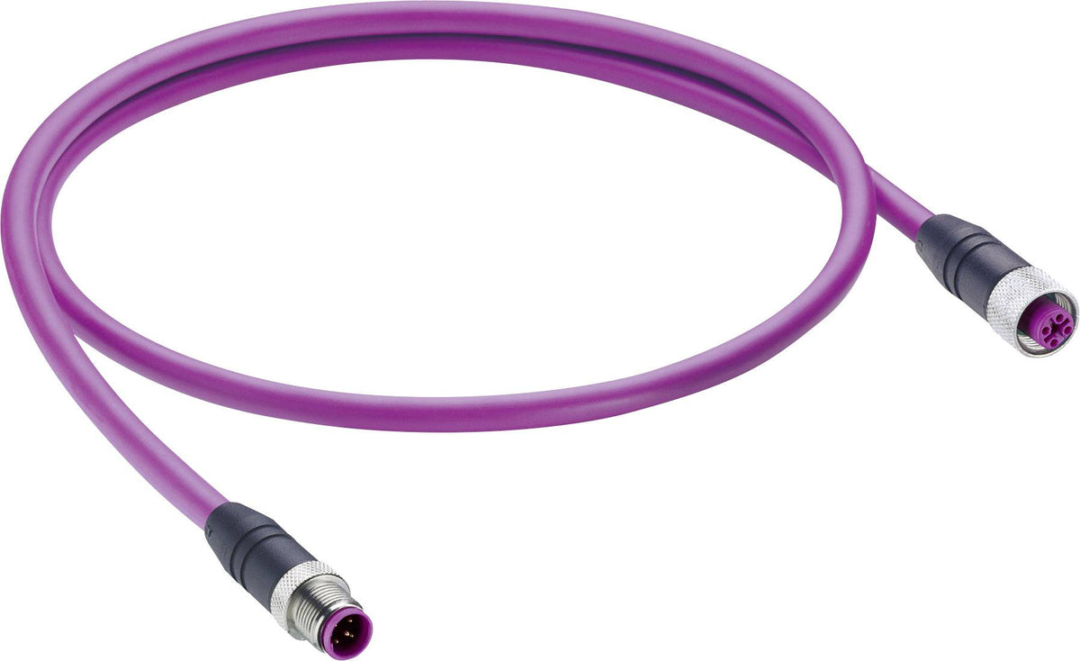 Belden Sensorstecker Steckverbinder M12 Stecker Buchse 3.00m Polzahl 12589-1 - 2050003606714
